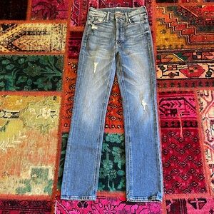 Great pair of MOTHER Denim Dazzler Button Fly Ankle jeans, Size 23